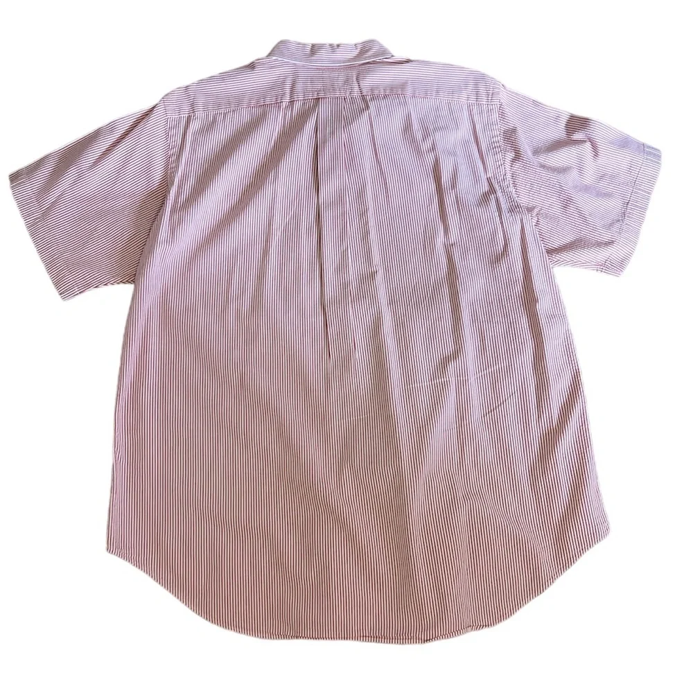 Ralph Lauren Prepster Classic Fit Seersucker Shirt, Men’s XL, red and white. - Picture 4 of 4
